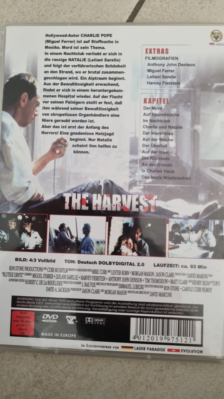 Tutti i DVDs: DVD The Harvest – Usato da Ganterschwil venduto da Nike18 1