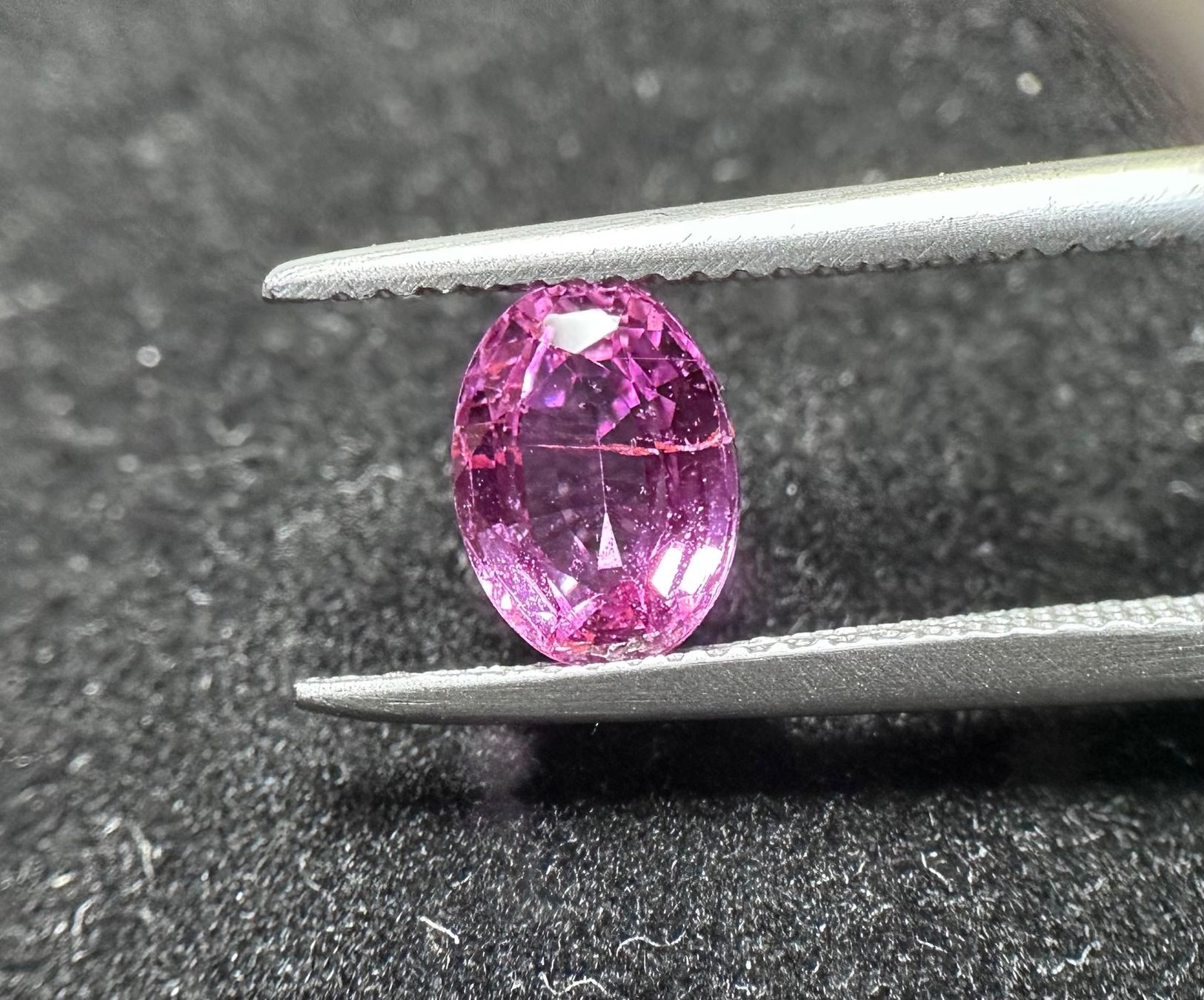 Pietre preziose: Saphir rose avec certificat – Nuovo e nell'imballaggio originale da Territet venduto da Gem-collector