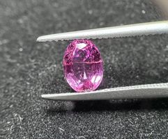 Saphir rose avec certificat