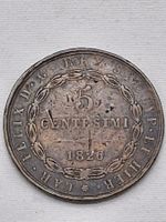 ROYAUME DE SARDAIGNE / 2 X 5 CENTESIMI / 1826