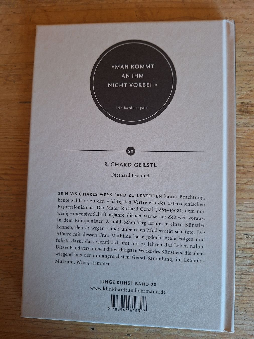 Bücher: Diethard Leopold "Richard Gerstel " – Gebraucht aus Schwarzenburg von Ralfi1 1