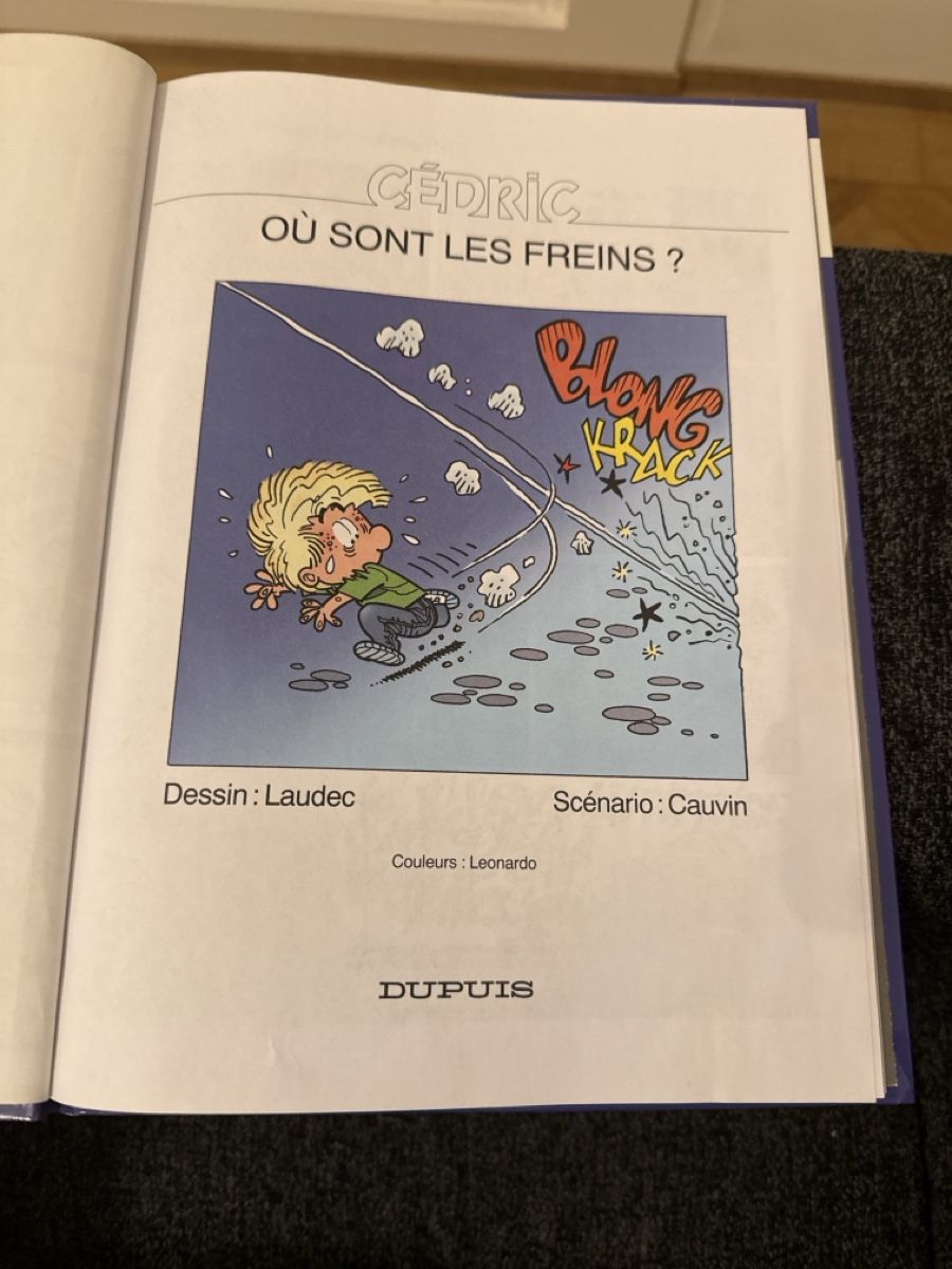 Fumetti: BD CÉDRIC - TOME 16 - ÉDITION ORIGINALE 2002 – Nuovo (secondo la descrizione) da Genève venduto da Emorejac 1