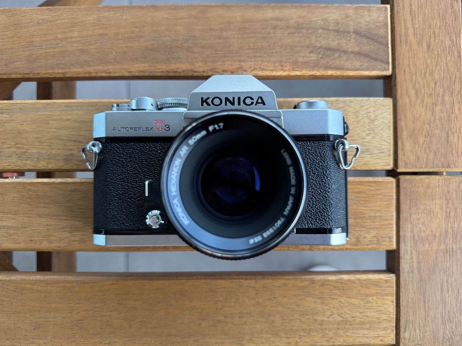 Konica Appareil photo: Konica Autoreflex T3 + Hexanon AR 50mm F1.7 – D'occasion à Hettlingen par NorausWinti 7