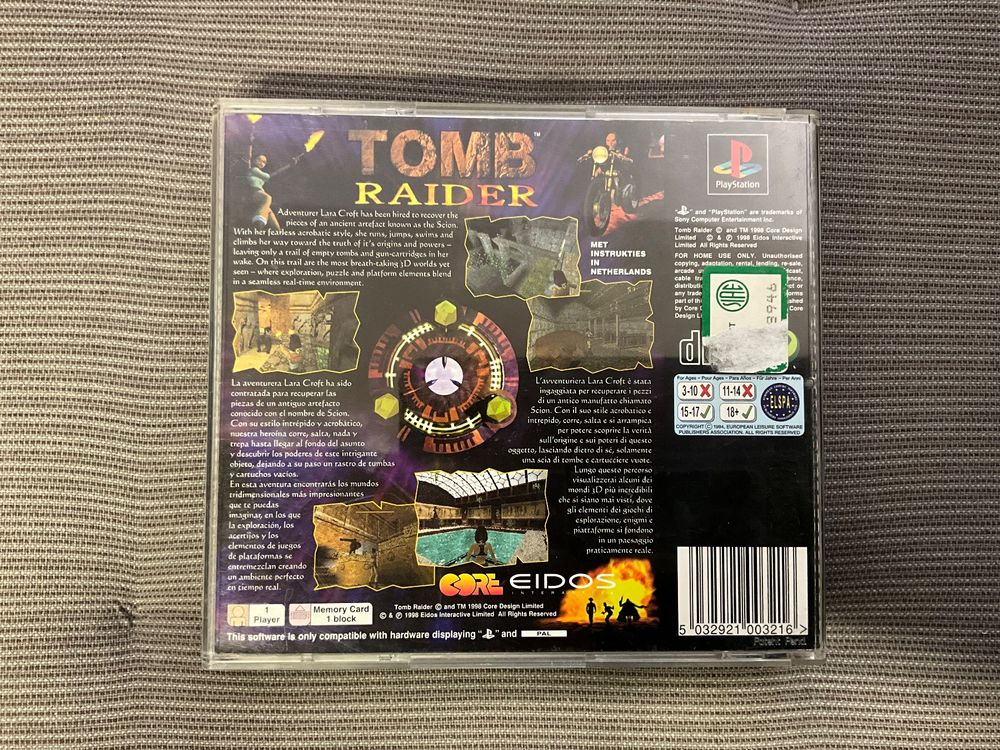 4x Tomb Raider / PS1 / Playstation 1 (PAL) (Gebraucht) in Uezwil für