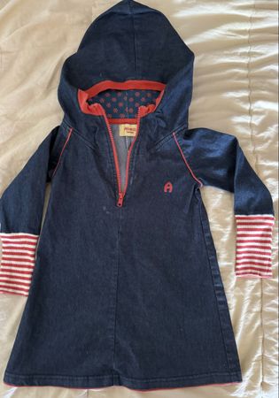 Albakid Denmark Retro Jeanskleid Kapuze