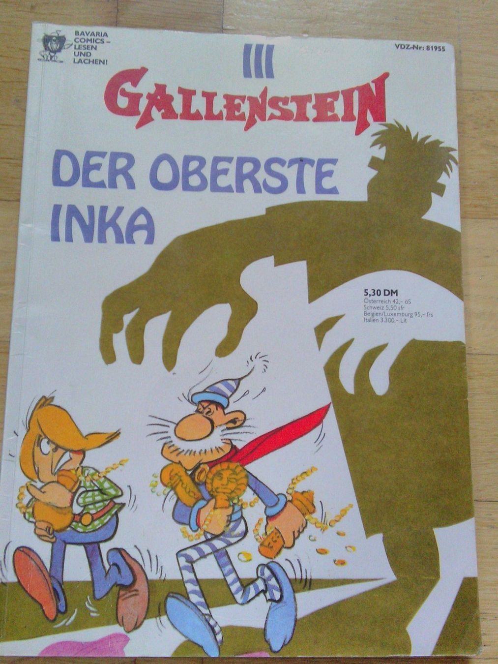 Fumetti: Gallenstein (III) - Der oberste Inka – Usato da St.Galllen venduto da elkaphone
