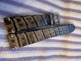 Alligator Kroko Vintage Uhrenarmband 20/16mm