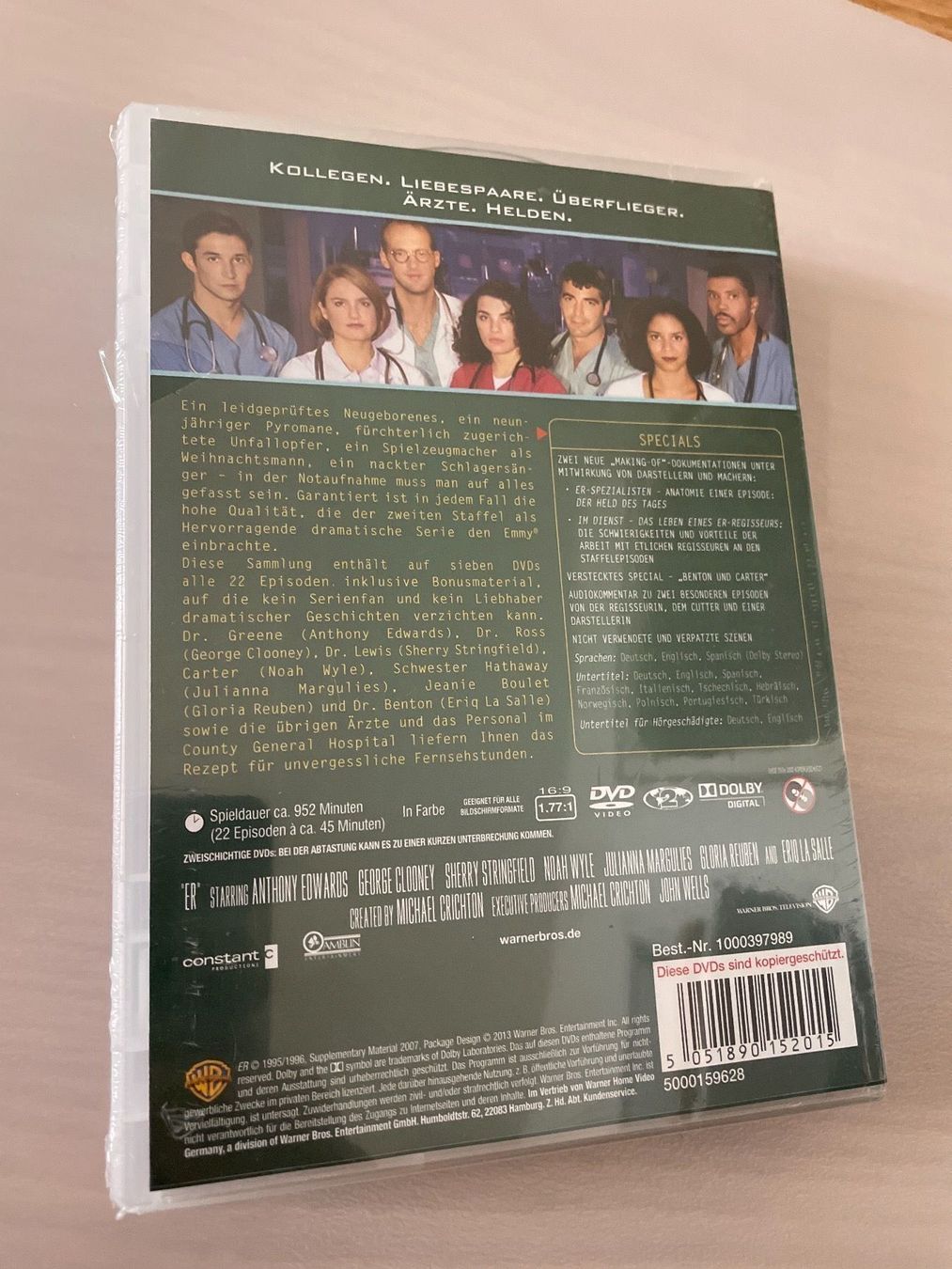 Alle DVDs: Emergency Room - Staffel 2 (DVD) – Neu und originalverpackt aus Riehen von M.S.DVD 3
