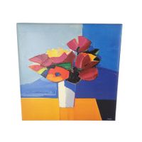 IKEA HALLARYD Gemälde „Blumenvase“ – Monestier – Kubist
