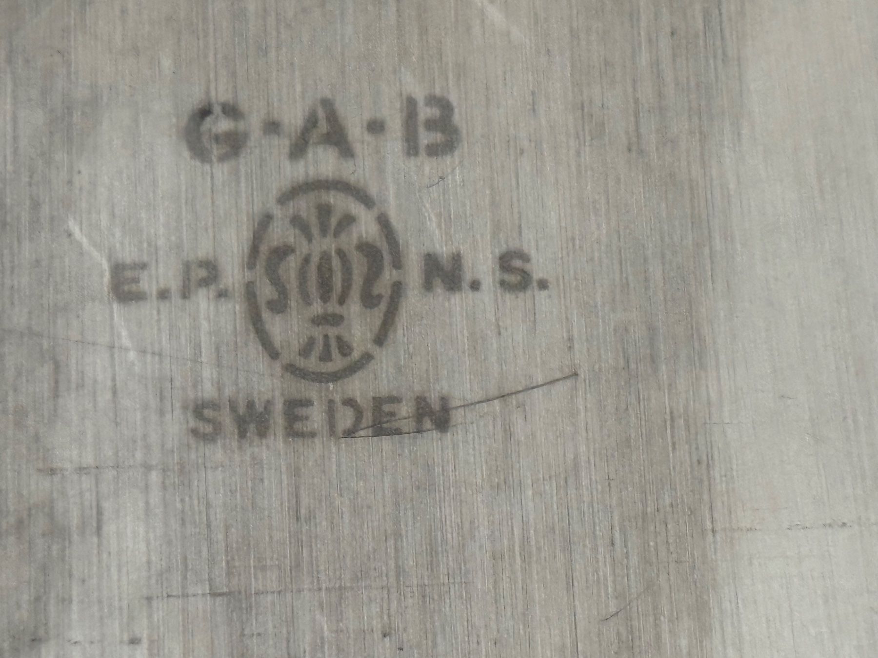 Piatti di portata: Serviertablett oval versilbert,GAB Schweden – Usato da Frick venduto da Rukki 3