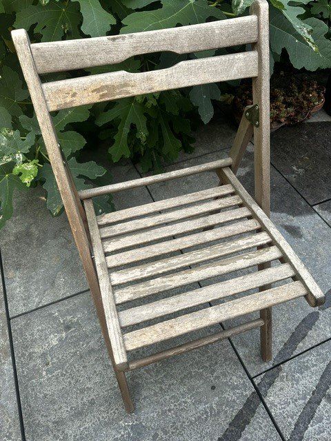 Ikea Stühle: alTer sTaBiLer HoLz KlappsTuhL – Gebraucht aus Winkel von zeho 1