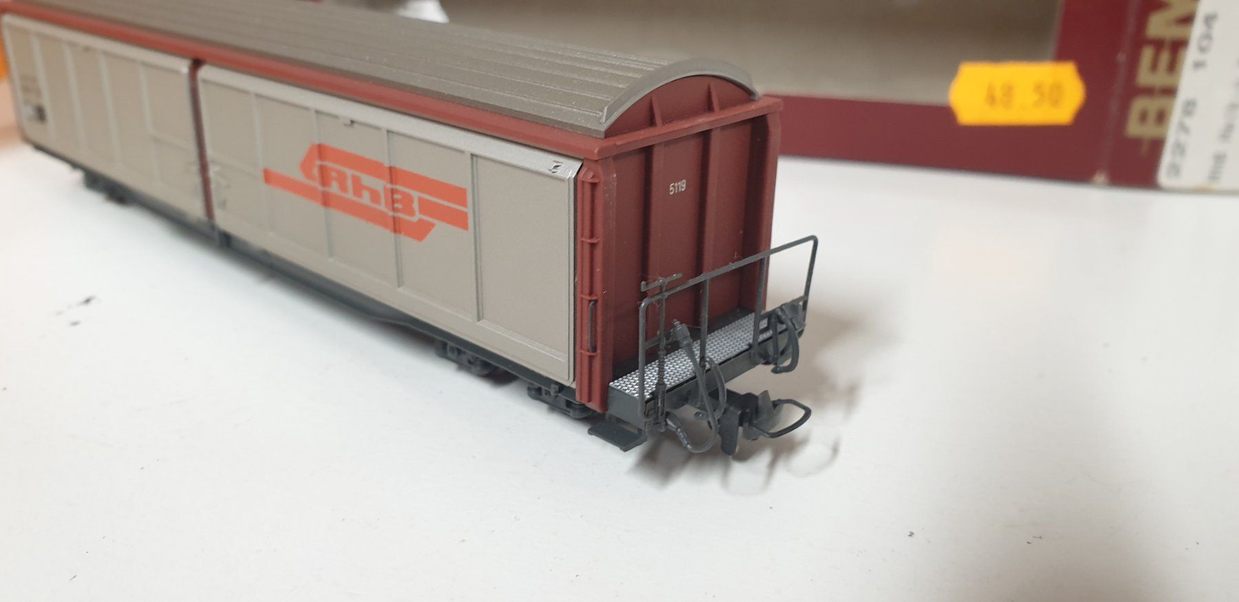 Bemo Modellini di ferrovie: Bemo RhB Schiebewandwagen 2278 104 – Usato da Geroldswil venduto da TopTrain54 7