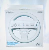 Wii Wheel White in OVP Nintendo Wii