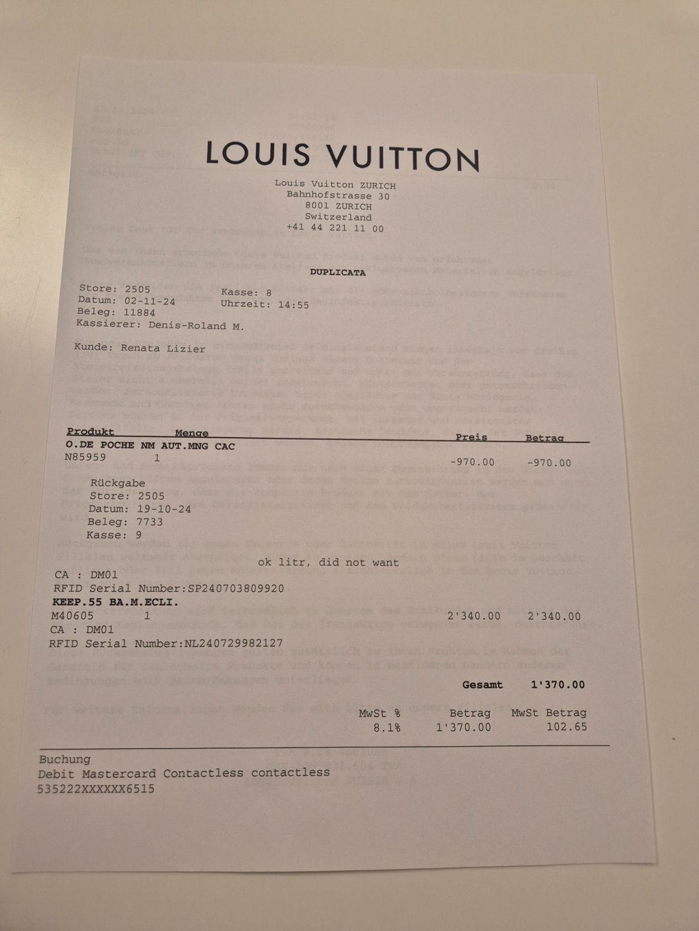 Louis Vuitton Borse: Louis Vuitton Keepall 55 – Nuovo (secondo la descrizione) da Mörschwil venduto da anikhund1 8