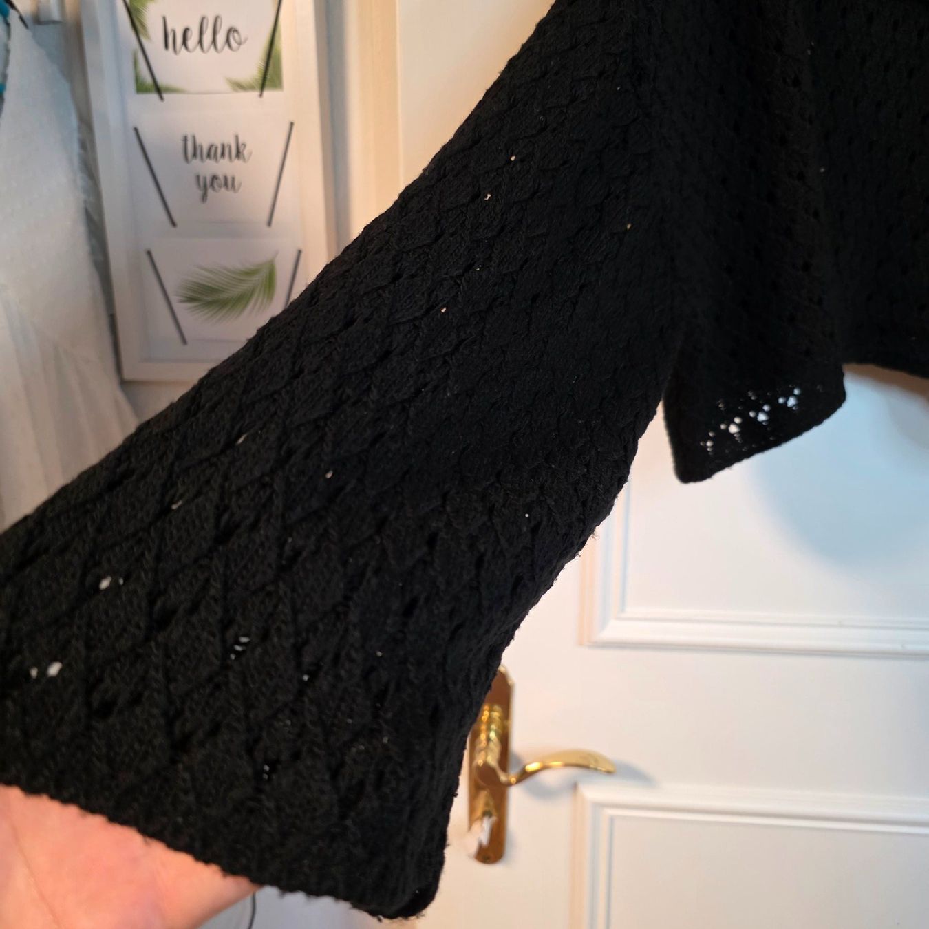 Pullover & Sweatshirts: 🖤 Schwarzer Crop Strickpullover Oversize M/L – Gebraucht aus Wald ZH von CapLux 8