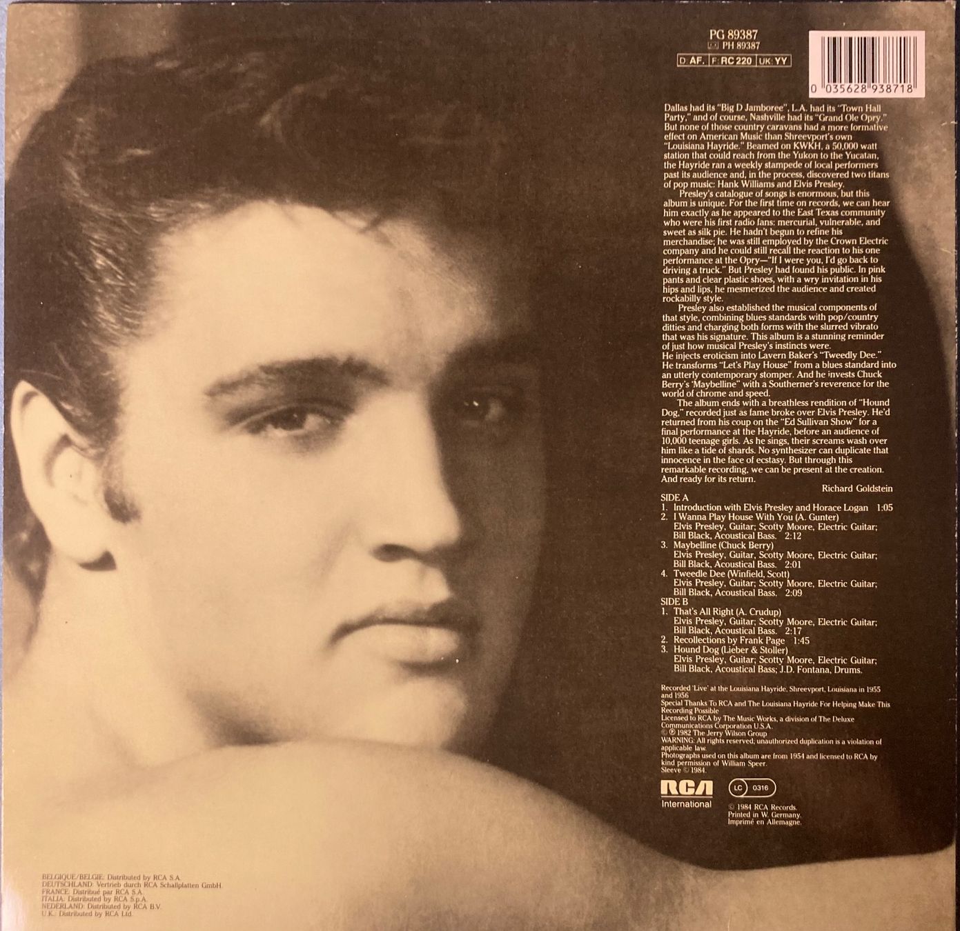 Dischi in vinile: ELVIS PRESLEY - THE FIRST LIVE RECORDINGS – Usato da Poliez-Pittet venduto da Newtown-Records 1