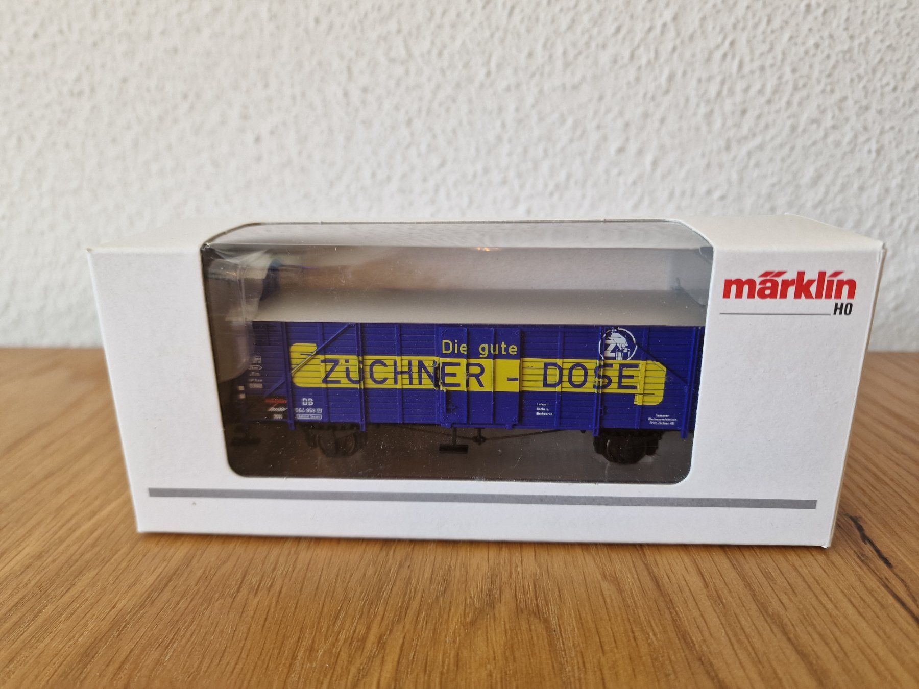 Märklin Modellini di ferrovie: DB Züchner Dose Güterwagen H0 – Usato da Matten b. Interlaken venduto da lor_hr9w 4