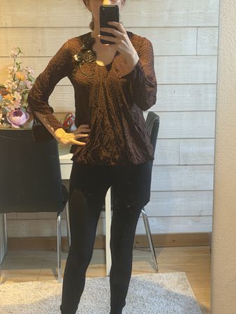 Silk lining blouse