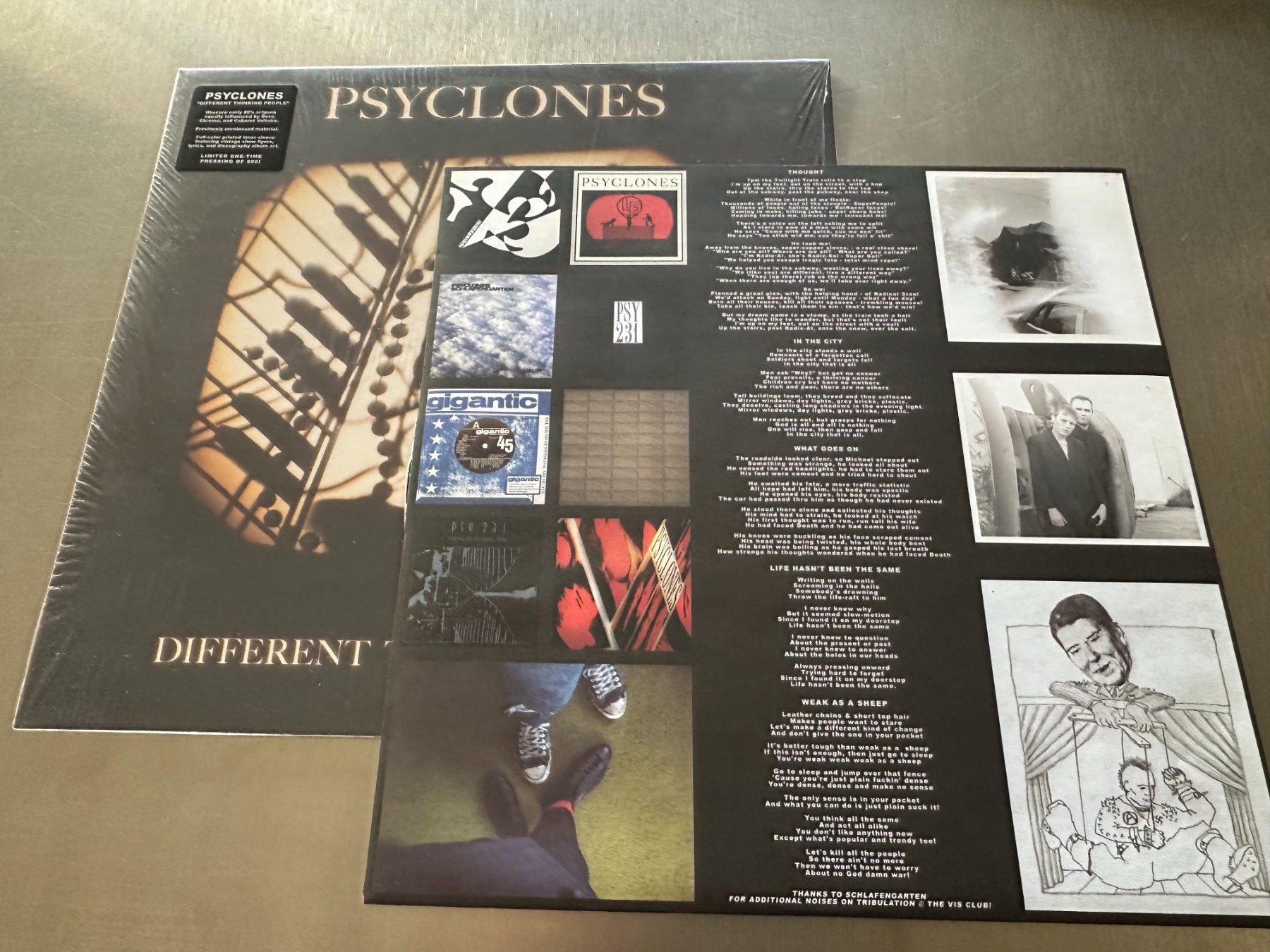Vinyles: PSYCLONES LP DIFFERENT THINKING PEOPLE - INDUSTRIEL – Neuf (Voir description) à Sion par jaipur1401 3