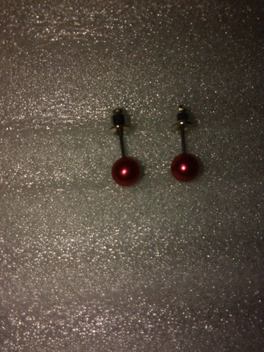 Boucles d'oreille: OHRRINGE MODESCHMUCK,,ROT FARBE,,GLANZIG – Neuf (Voir description) à Basel par bijoutrie_4 2