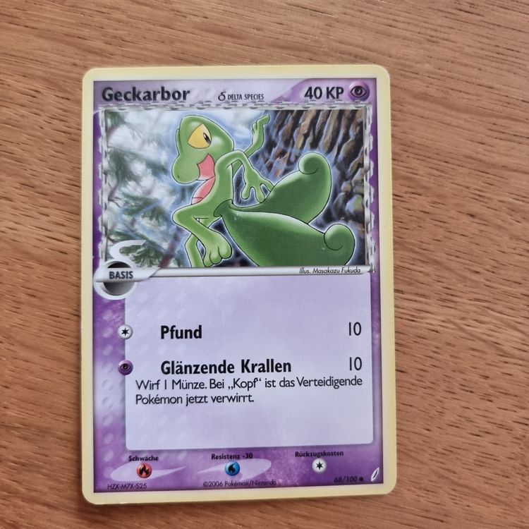 Pokémon Geckarbor 2006 DE 68/100 NM | Kaufen auf Ricardo