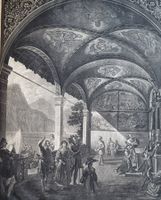 Lithographie "Wallfahrt zur Tellskapelle