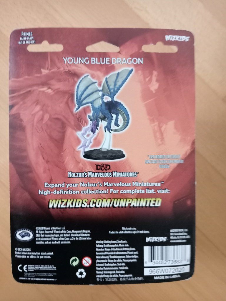 Figuren: Dungeons & Dragons Miniatures - Young Blue Dragon, unbemalt – Neu (gemäss Beschreibung) aus Alberswil von