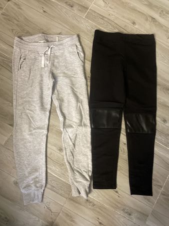 2 H&M Sweat Jogginghosen/Leggins Gr.140