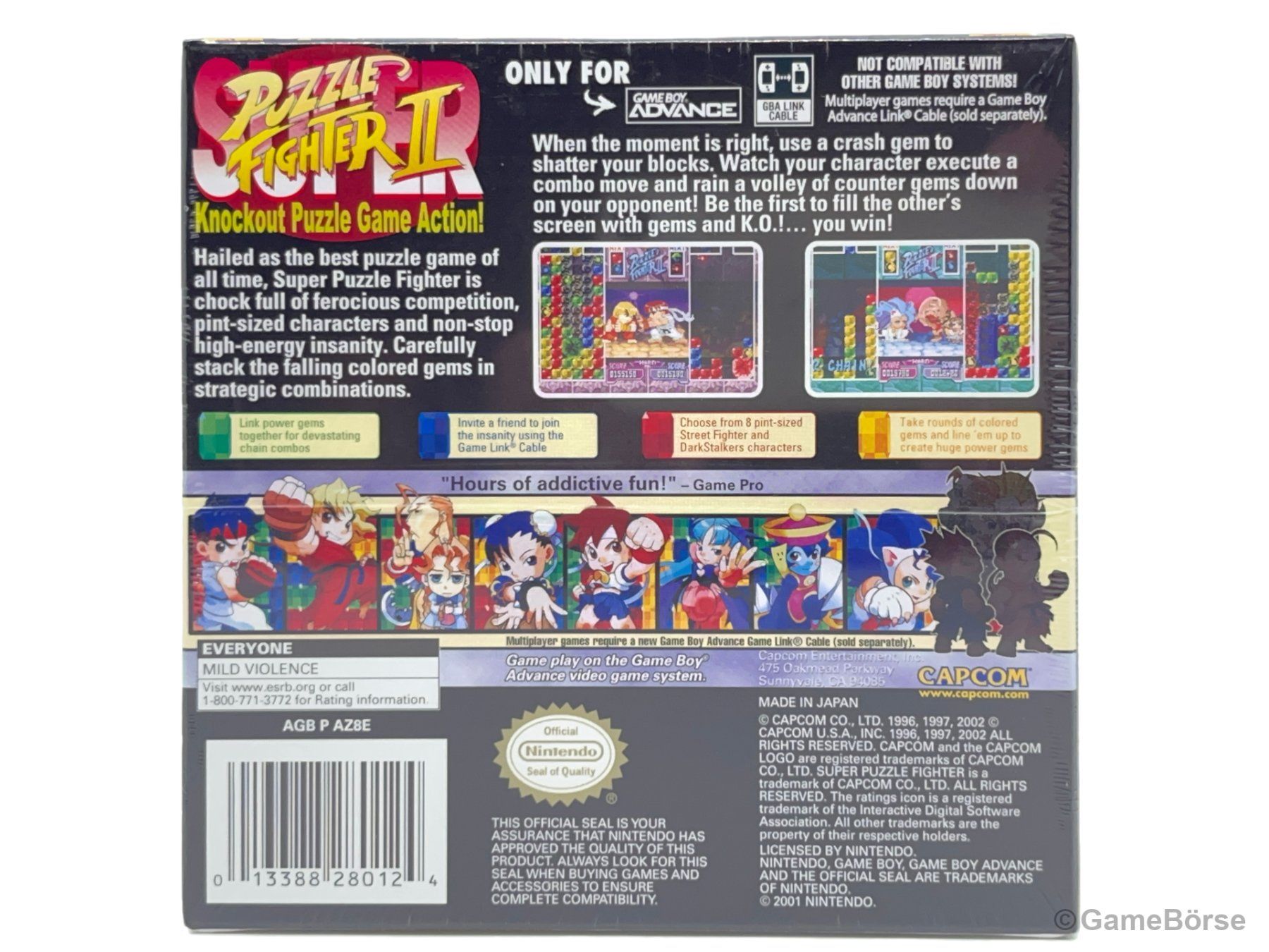 Nintendo Spiele: GBA Super Puzzle Fighter 2 Sealed – Gebraucht aus Stettfurt von GameBoerse 1