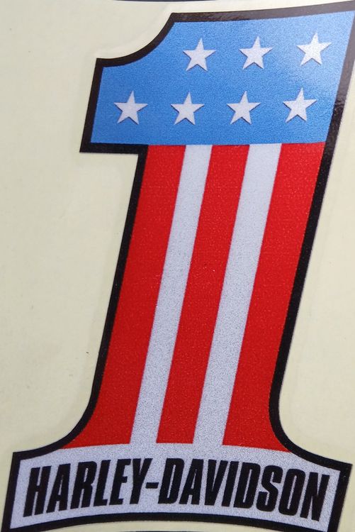 Sticker: Autocollant Harley-Davidson Numéro 1 J131 – Nuovo e nell'imballaggio originale da Allens venduto da MADE.IN.ROCK.N.ROLL 2
