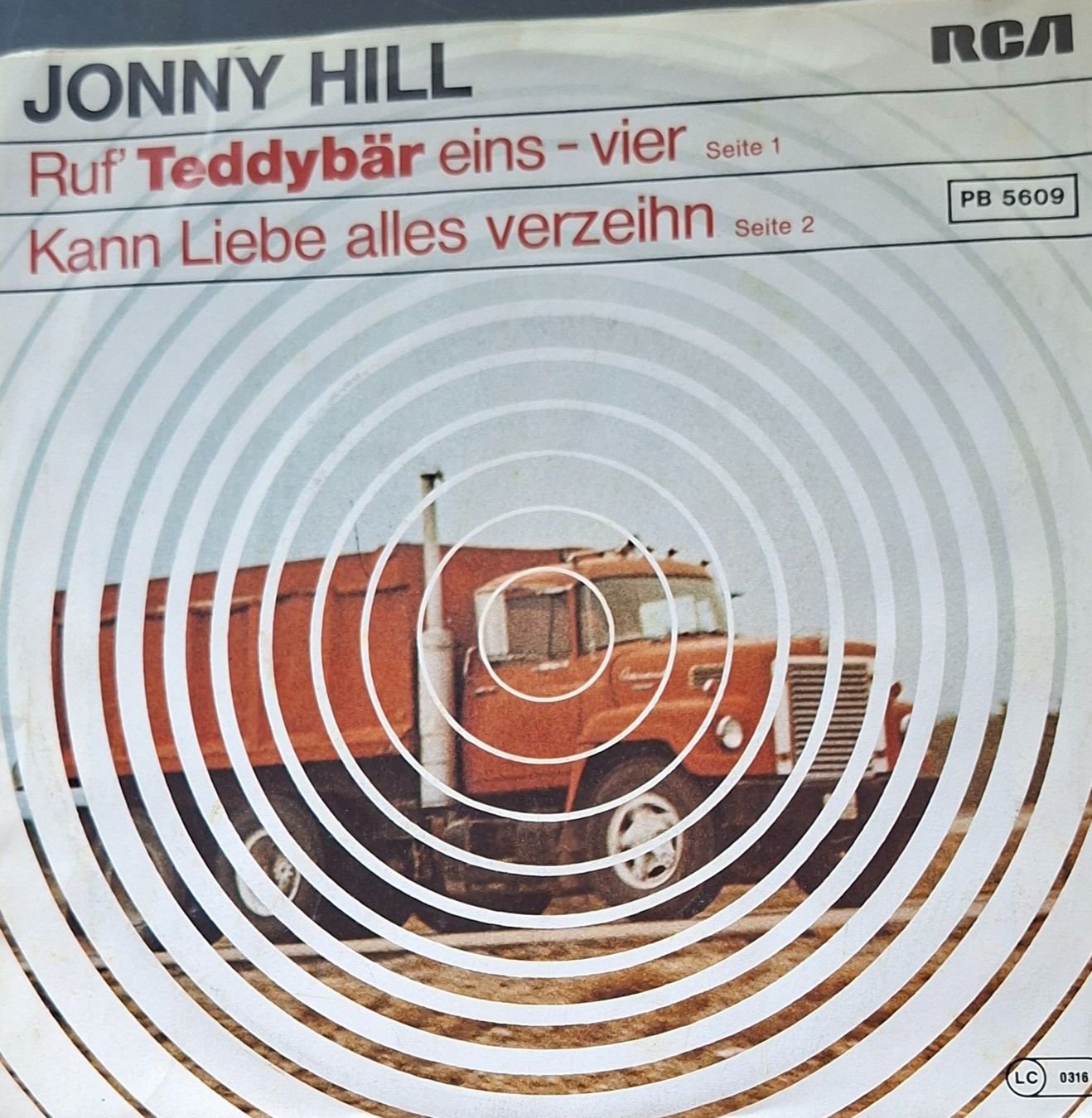 Dischi in vinile: Vinyl-Single Jonny Hill - Ruf' Teddybär eins-vier – Usato da Langenthal venduto da Modo39
