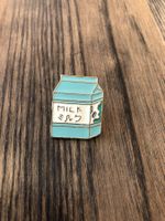 Pin Anstecker Milch Milchkarton Frühstück