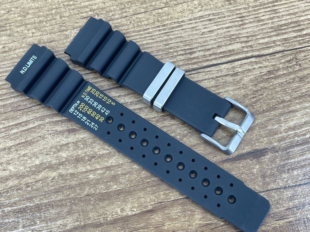 Gummi Uhrenarmband für CITIZEN promaster 24mm 1