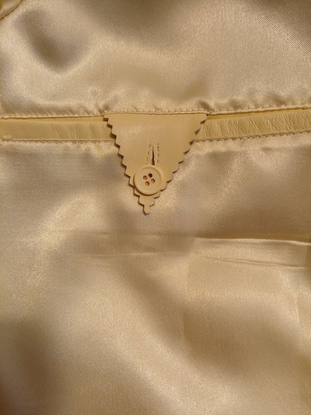 Mäntel: echt Leder Mantel Swinger hellgelb. Grösse 38/40 – Neu (gemäss Beschreibung) aus Goldach von Stricklinger 2