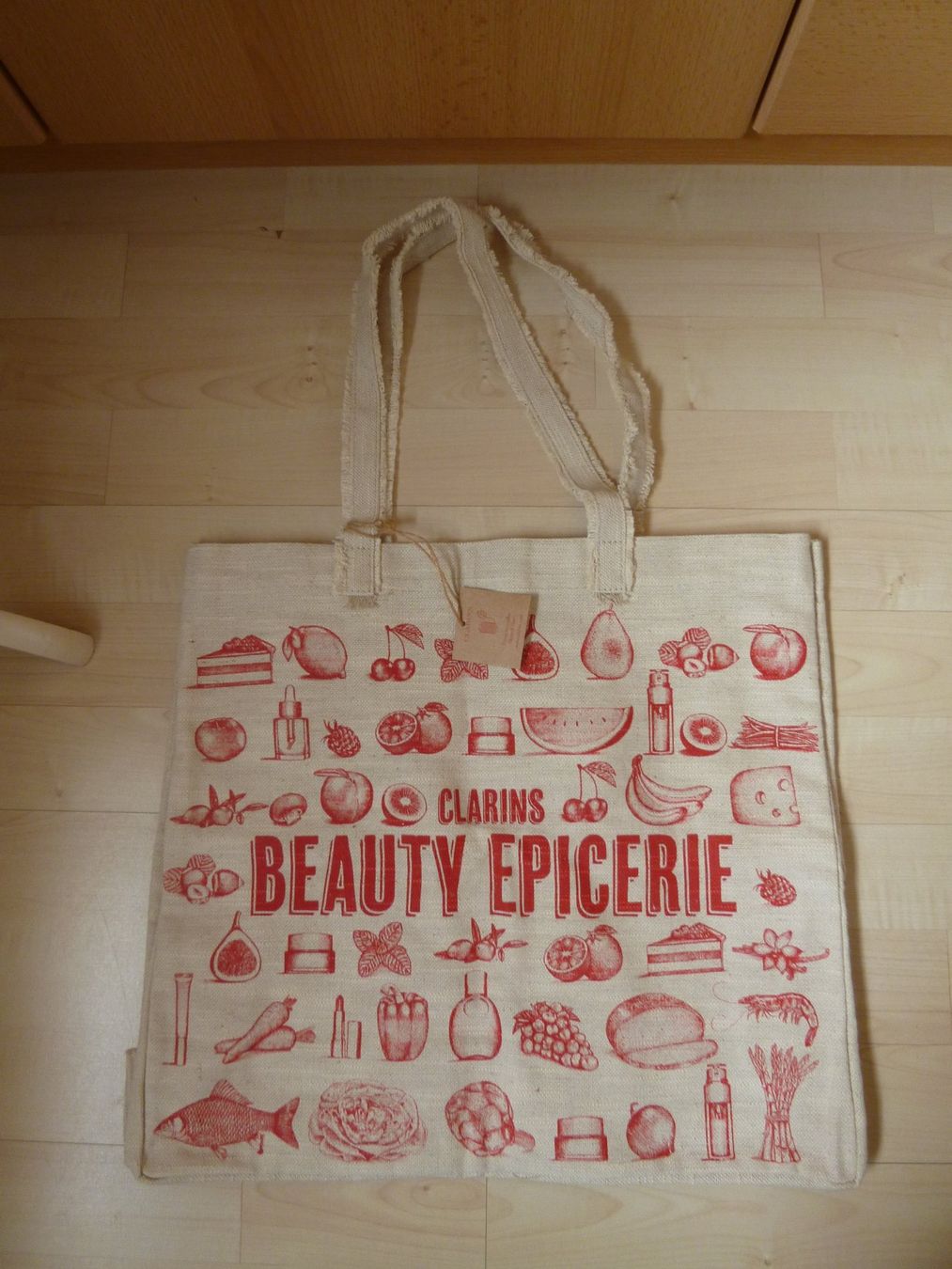 Taschen: CLARINS BEAUTY EPICERIE Stofftasche Tasche – Gebraucht aus Dättlikon von Mamakuga 1