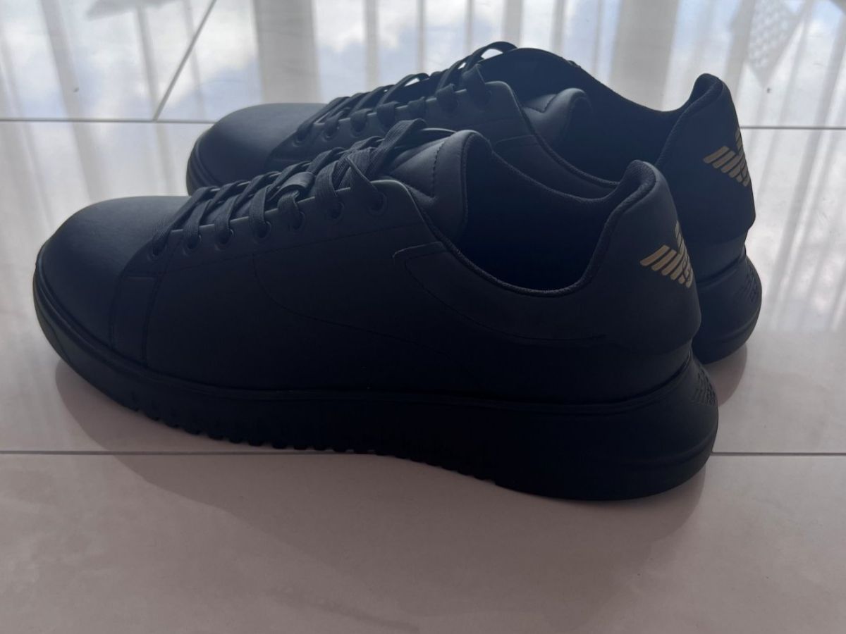 Armani Scarpe da uomo: Emporio Armani Sneaker low - black – Nuovo (secondo la descrizione) da Muri AG venduto da sabri_25