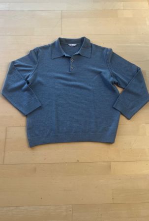 Wollen Langarmpolo made in italy sehr guter Zustand