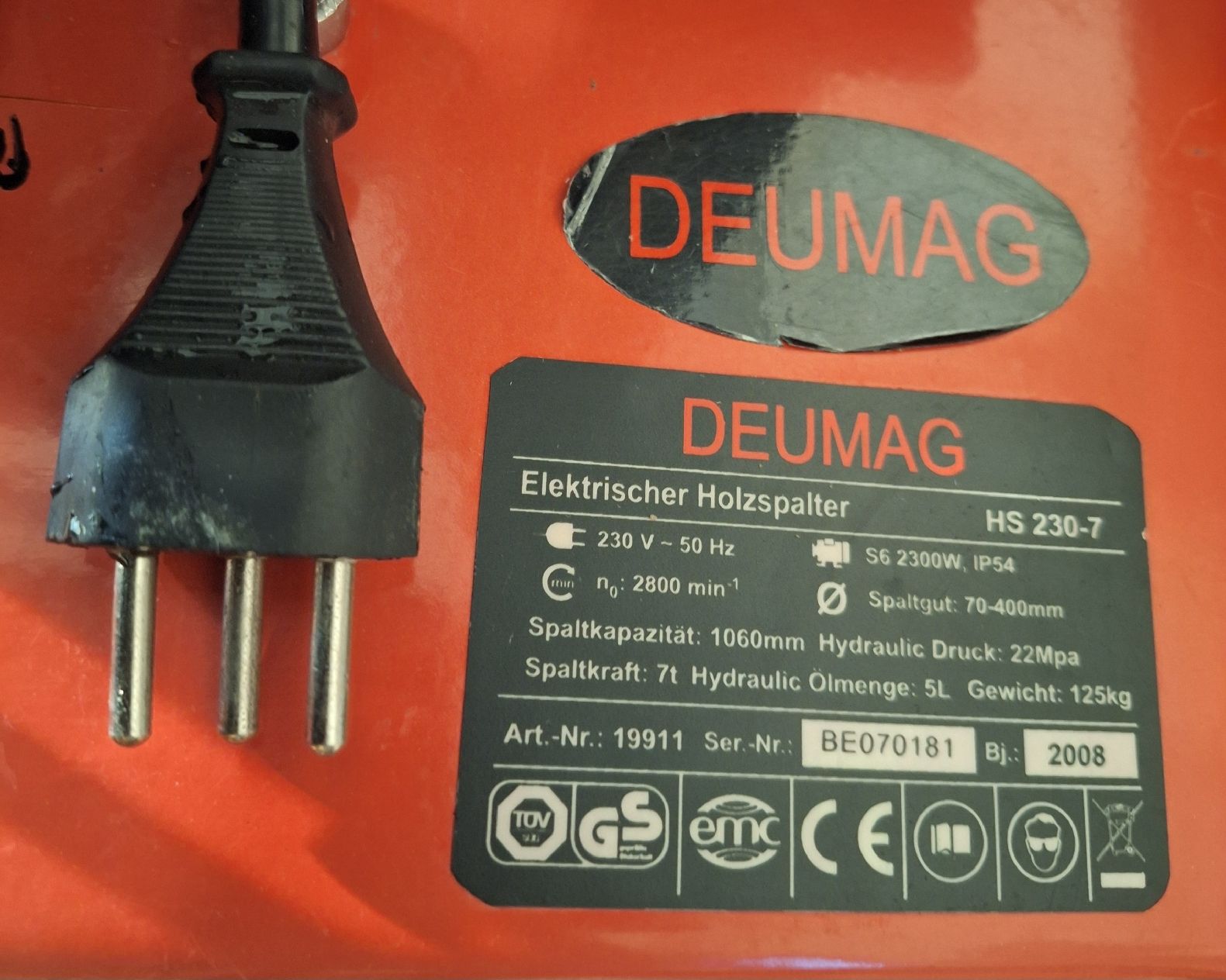 Tutte le macchine: Holzspalter Deumag  – Usato da Altstätten SG venduto da Rosenhaus6 4