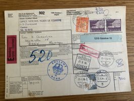 Alter schweizerischer Ausland-Express-Brief mit Stempel!