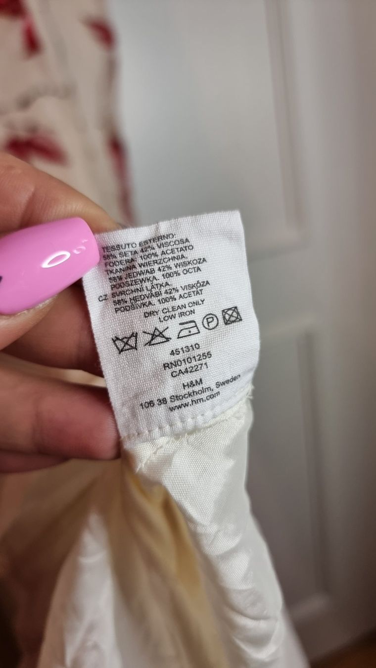 H&M Vestiti: Blumen Maxikleid Gr.32 Seide, Boho ,  Ibiza Still – Usato da Wald ZH venduto da CapLux 6