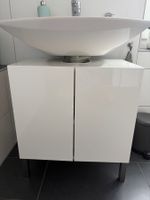 Waschbeckenunterschrank weiss Hochglanz guter Zustand