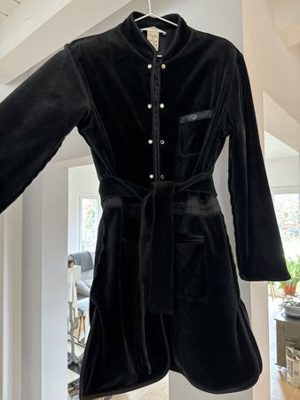 Veste longue velours Sonia Rykiel M