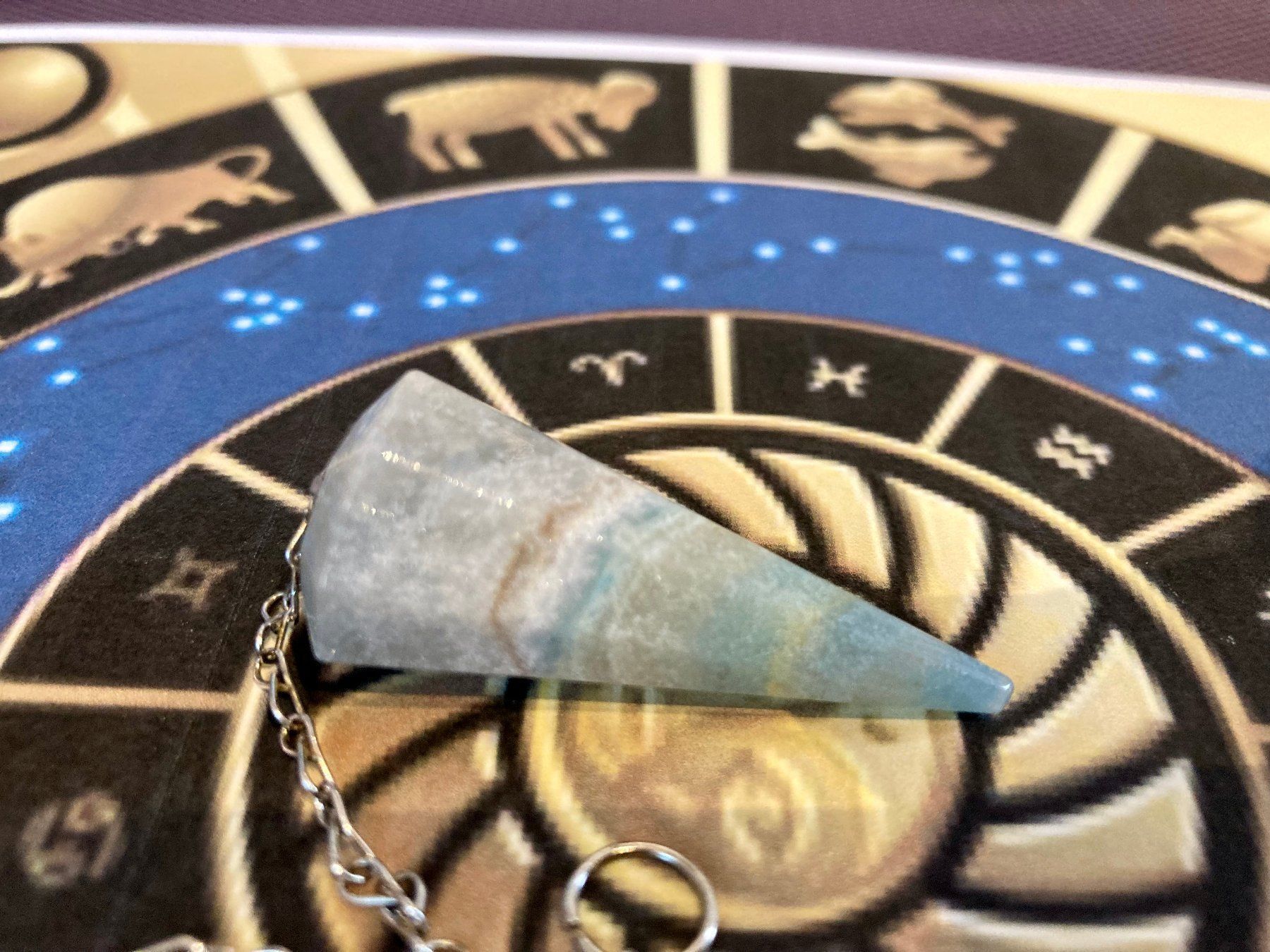 Pietre preziose: Aventurin blau Pendel – Nuovo (secondo la descrizione) da Biberist venduto da tl-schmuck