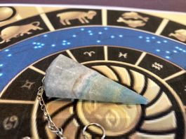 Aventurin blau Pendel