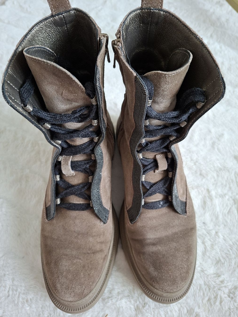 Brunello Cucinelli Scarpe da donna: Bottines en daim Brunello Cucinelli pointure 39,  – Usato da Renens VD venduto da ser_j2fn 8