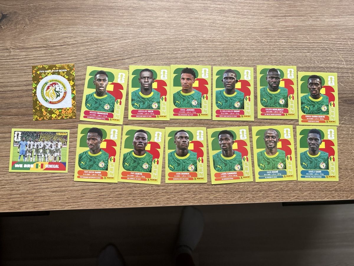 Panini Carte collezionabili: Panini WM 2026 Stickers Senegal – Nuovo (secondo la descrizione) da Menznau venduto da Hetfield85