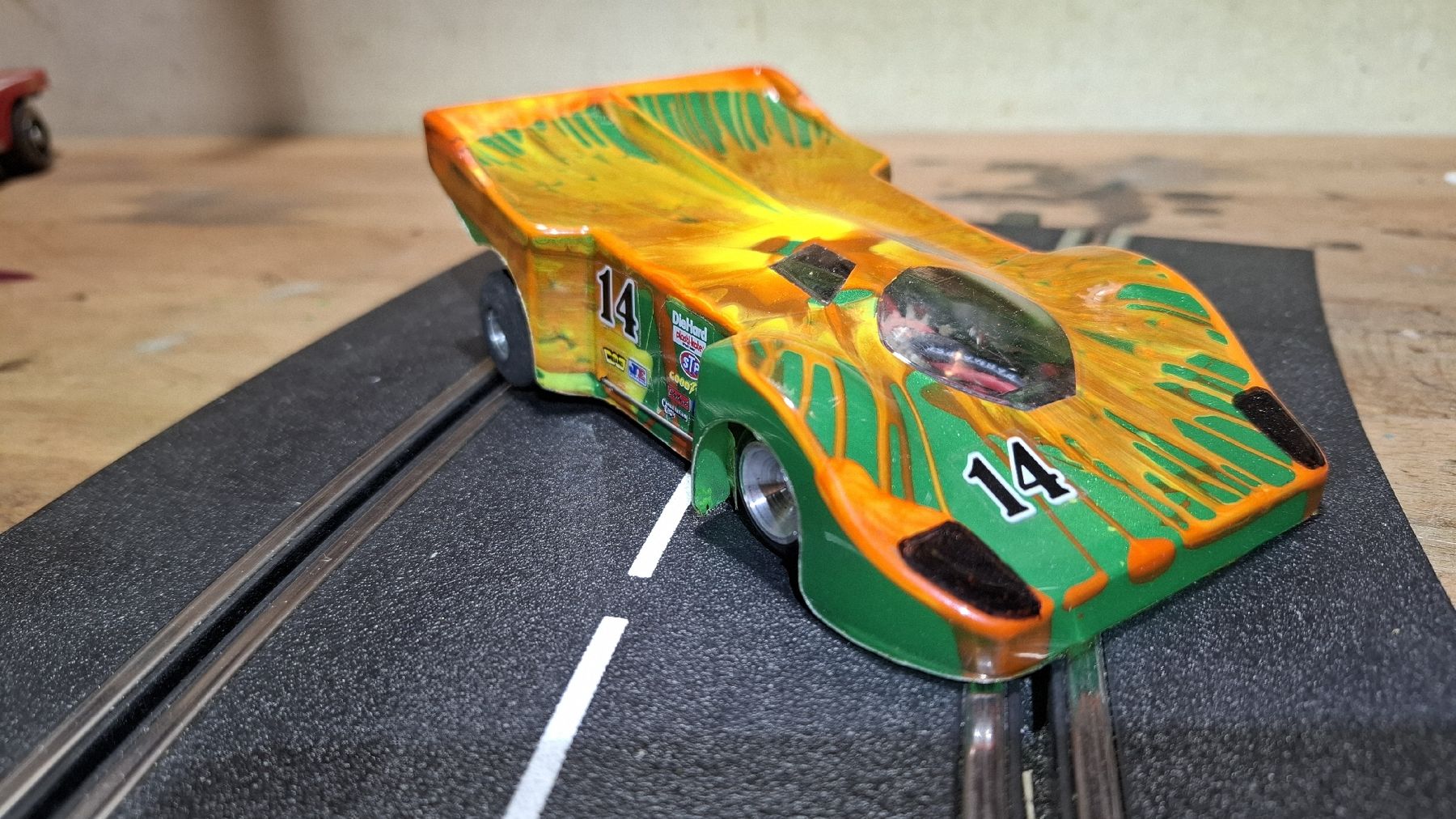 Modellini d'auto: Slotcar mit Rennchassis – Usato da Flaach venduto da Gommi81 1