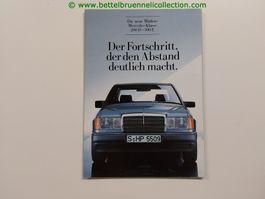 Mercedes-Benz E-Klasse W124 1985/01 Prospekt deutsch