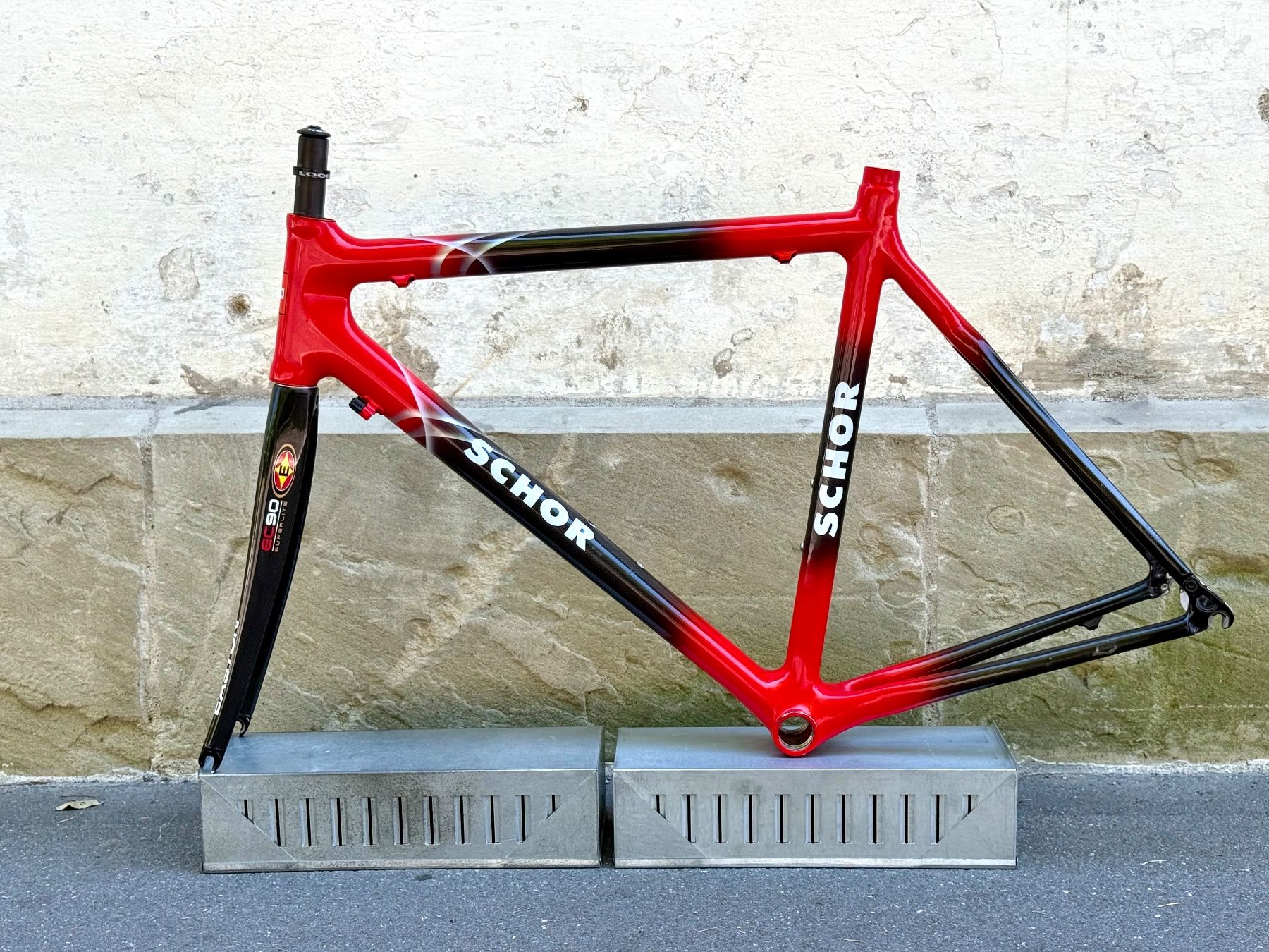 Scott Pezzi di ricambio: SCHOR Carbon Frameset Rahmen Size 55 TOPZUSTAND 2606 – Usato da Luzern venduto da bikeandbeltcom 1