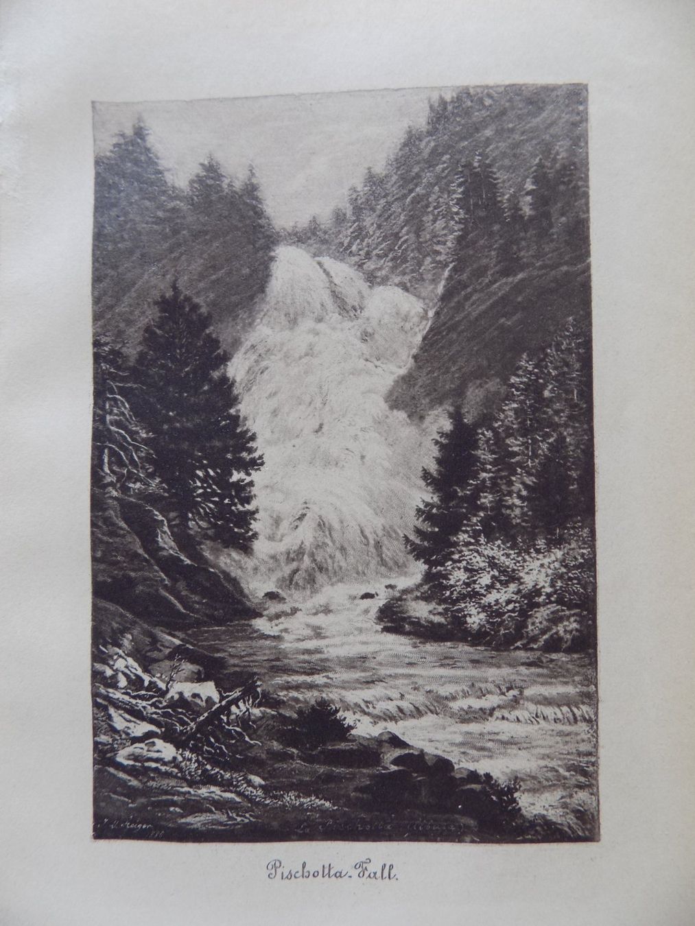 Gravures: Pischottafall Albula Route – D'occasion à Risch par Rischli15 6